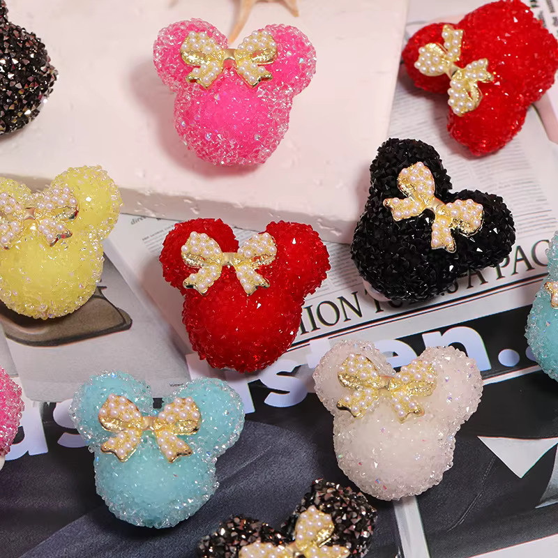 Perle, Cartoon Maus Kopf, Bunt, DIY Schmuck Zubehör - Bild 2