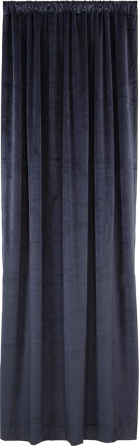 OBI Vorhang Saphire 2er-Set Dunkelblau Blackout mit Tunnelzug B: 135 cm, H: 250 cm - Bild 1