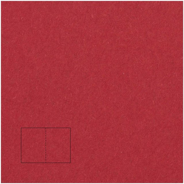 Rico Design Paper Poetry Klappkarten Essentials A6, 5 Stück, Dunkelrot - Bild 1