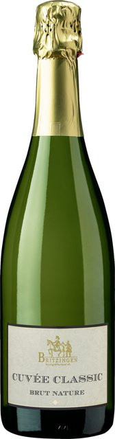 Britzinger Sekt Cuvée Classic Brut Nature, Baden, 2021, 0,75 l - Bild 1