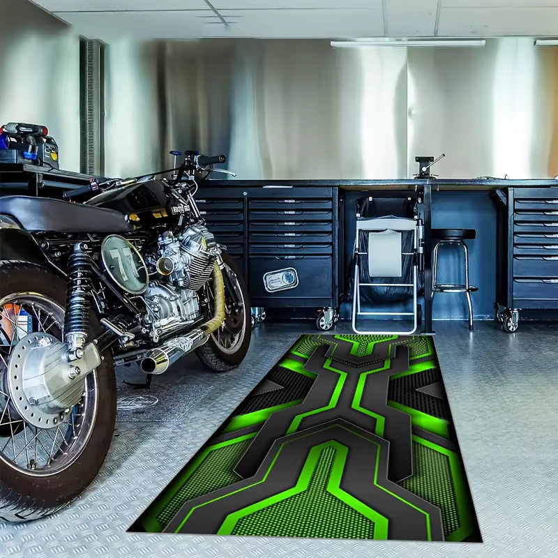 VIKAMA Motorradmatte rutschfest und pflegeleicht in Plain Design - Bild 3