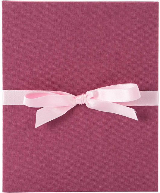 goldbuch Leporello Fotoalbum Fuchsia mit 15,5 x 19 cm für 10 Fotos und weißen Seiten - Bild 1