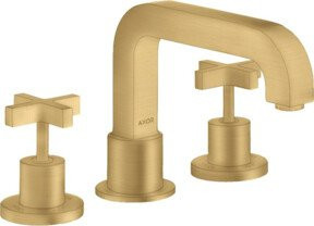 Hansgrohe Axor Citterio Duschset mit Zwei-Griff-Armatur in gebürstetem Gold - Bild 1