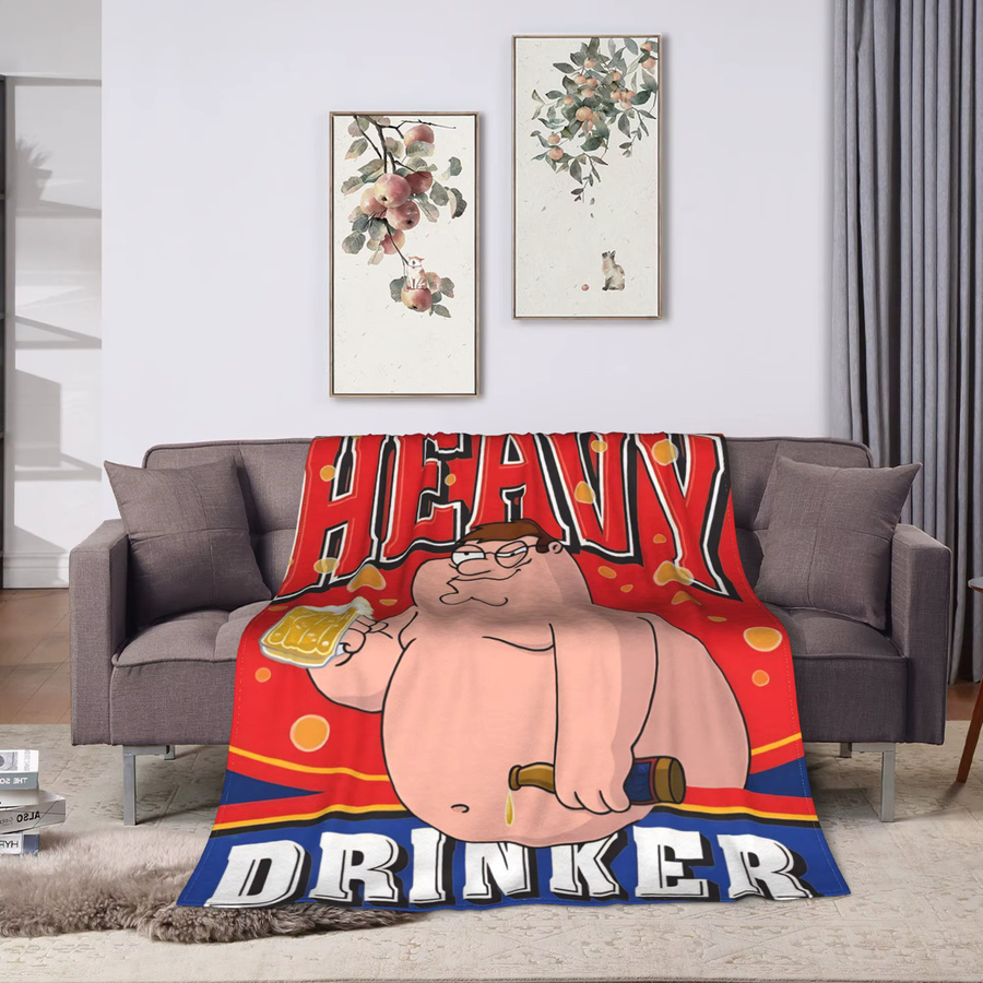 Potdemiel Peter Griffin Fleece-Decke für Erwachsene in Multicolour - Bild 2