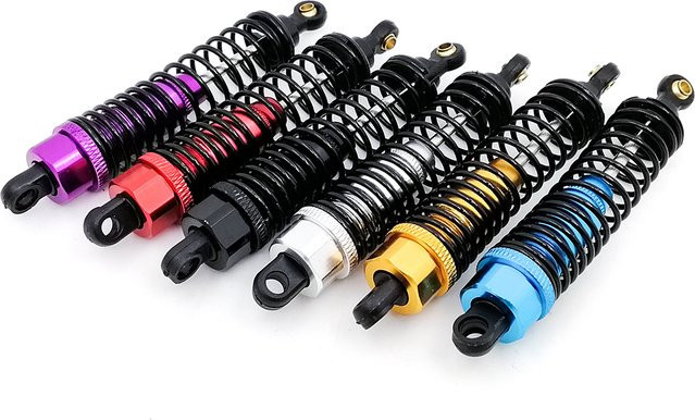 HSP Metallstoßdämpfer, 2-teiliges Set, 95 mm, für 1/10 RC Off-Road Buggy Short Truck - Bild 1