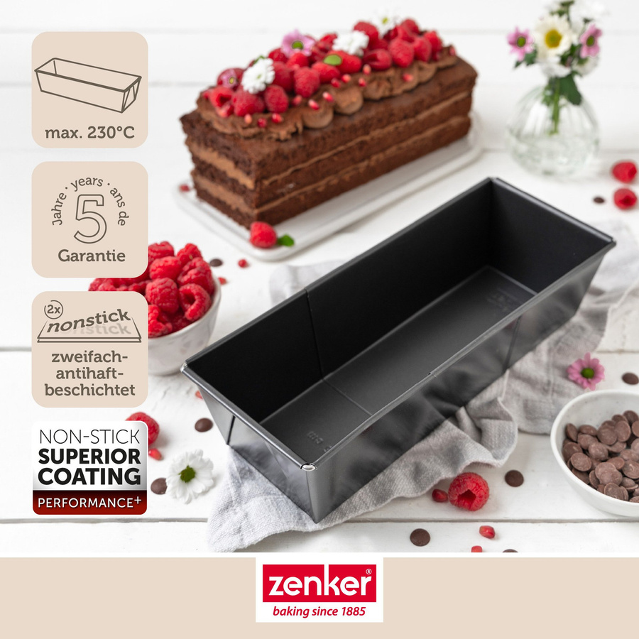 Zenker Kastenform Perfect Black+ ausziehbar, rechteckig, Schwarz, 20-35 cm - Bild 3