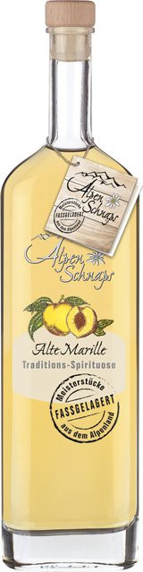 Alpenschnaps Alte Marille, Obst- & Kräuterbrand, Sherryfass, 0,5 l - Bild 1