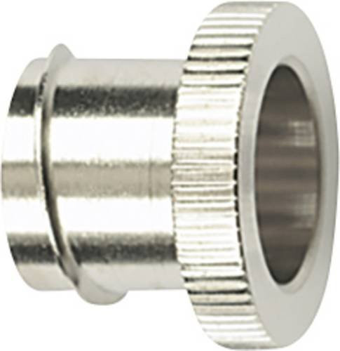 HellermannTyton Schlauchverschraubung LTS50-EI-NPB-ML aus Metall in Silber und Messing, Gerade - Bild 1