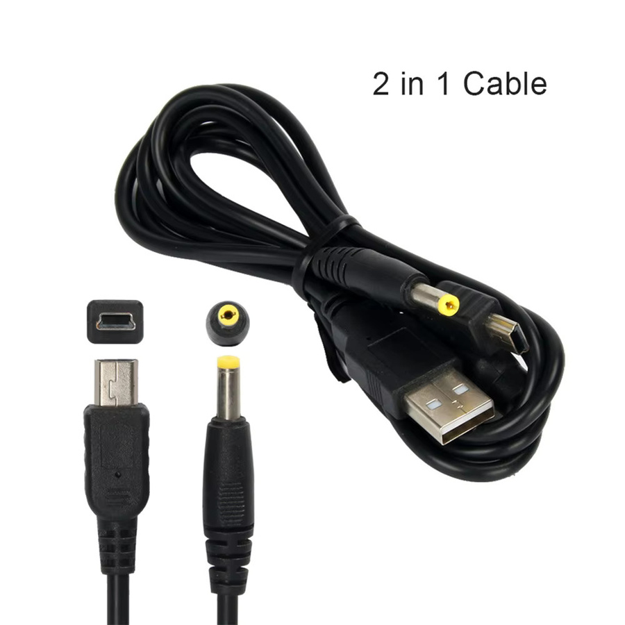 Sony USB-Ladekabel und Datenübertragungskabel für PSP 1000 2000 3000 in Schwarz, Länge: 1,2 m - Bild 3
