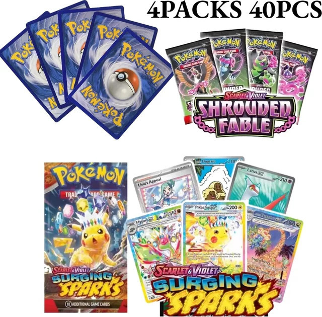 Keeppley Pokémon-Kartenpaket, Sun Moon Violet 151, englische Sammelkarten, 4-teiliges Set - Bild 1