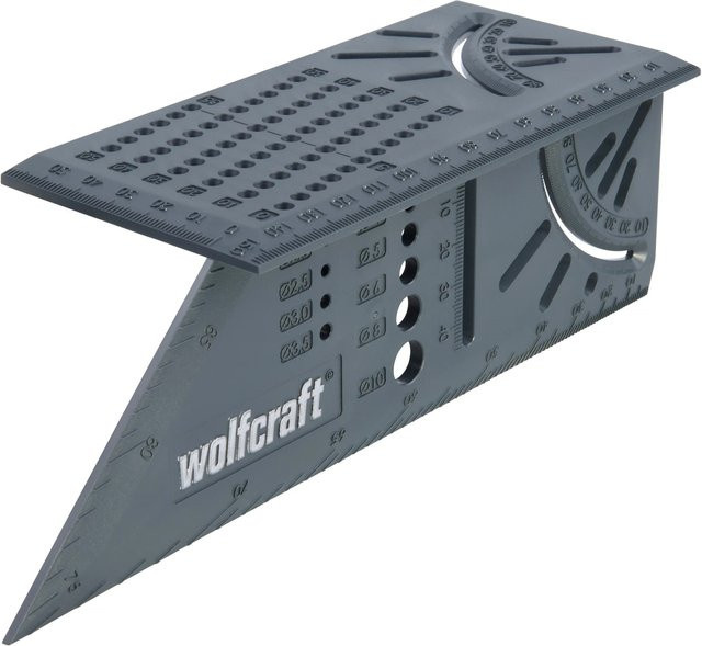 Wolfcraft 3-D-Gehrungswinkel in Grau aus Kunststoff - Bild 1