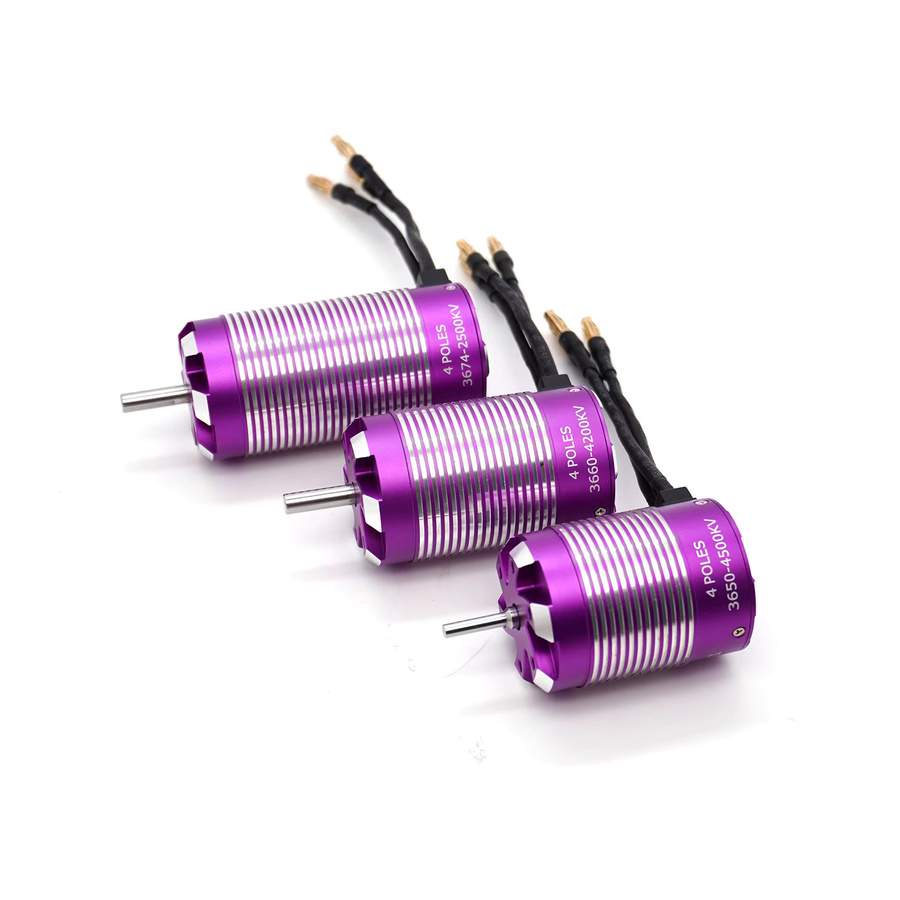 YSIDO RC Auto Motor, sensorlos, bürstenlos, Metall, Lila - Bild 1