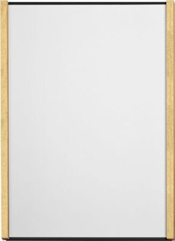 moedel Wandschild LMH DIN A4 mit wechselbaren Einlagen für Klebemontage, Ahorn/schwarz, B: 22,15 cm, H: 29,95 cm - Bild 1