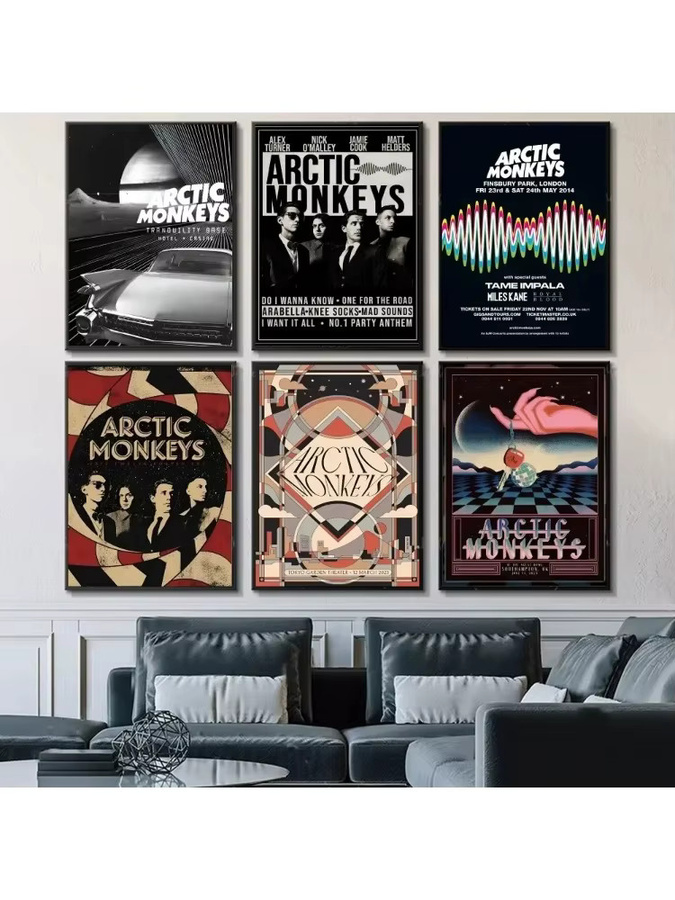 Arctic Monkeys Musikalbum Poster als Leinwandmalerei für deine Wohnzimmer Dekoration von Potdemiel - Bild 3