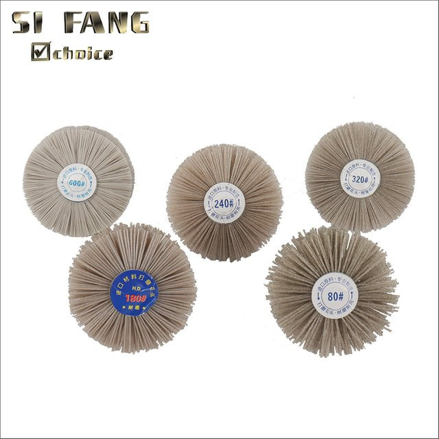 SI FANG Nylon-Polierbürste mit Blumenkopf zum Polieren, Entgraten und Schleifen für Holz und Kunststoff, Durchmesser: 15,0 mm, B/T/H: 18,0 x 8,0 x 15,0 mm - Bild 1