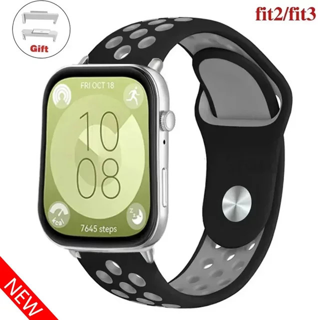 Uhrenarmband für Huawei Watch Fit 3, Silikon, Unisex - Bild 1