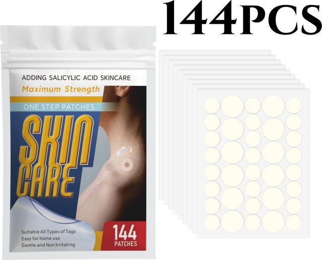 Hautflecken-Pflaster, 144 Stück, unsichtbare Abdeckung, Unisex - Bild 1