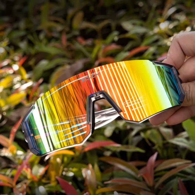 SCVCN Sportsonnenbrille, Unisex, Vollrand, Multicolor, Kunststoff - Bild 1