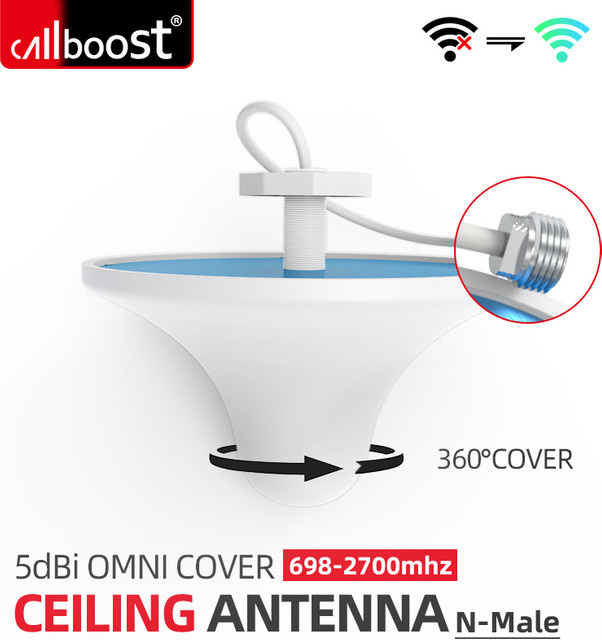 Callboost Mobilfunk Signalverstärker für Indoor mit 4G LTE Unterstützung in Weiß (698-2700 MHz) - Bild 1