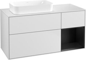 V&B Waschtischunterschrank Finion in Weiß lackiert, B/T: 120 x 60 cm - Bild 1