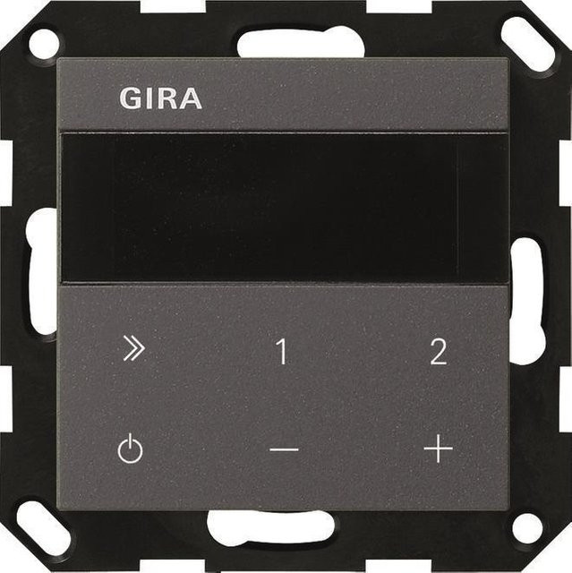 Gira UP-Radio IP System 55 in Anthrazit - Bild 1