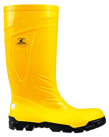 Sicherheitsstiefel SAFE S5 Gummistiefel von WORKWEAR PLUS in Gelb, Größe 48