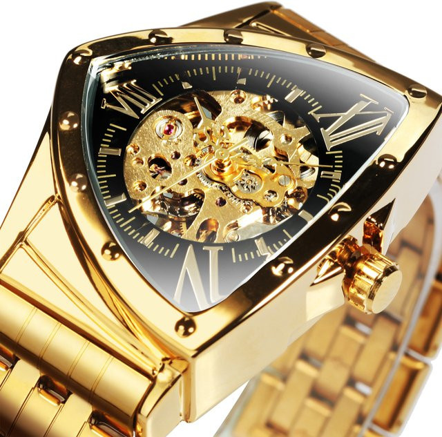 GEWINNER Armbanduhr, Automatik, Edelstahl, Schwarz, Herren - Bild 1