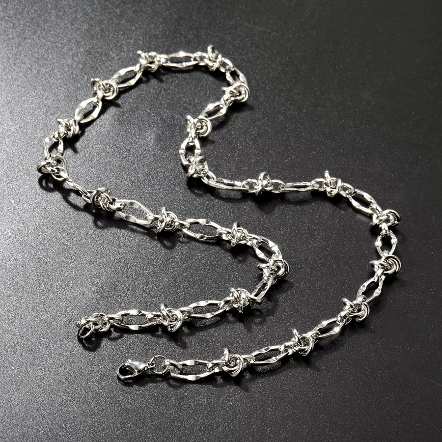 LUXUKISSKIDS Gliederkette, Edelstahl, Silber, Unisex - Bild 3