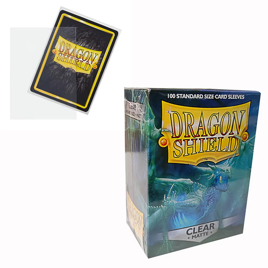 Dragon Shield Matte Clear Deck-Schutzhüllen, 100er Set, Transparent - Bild 2