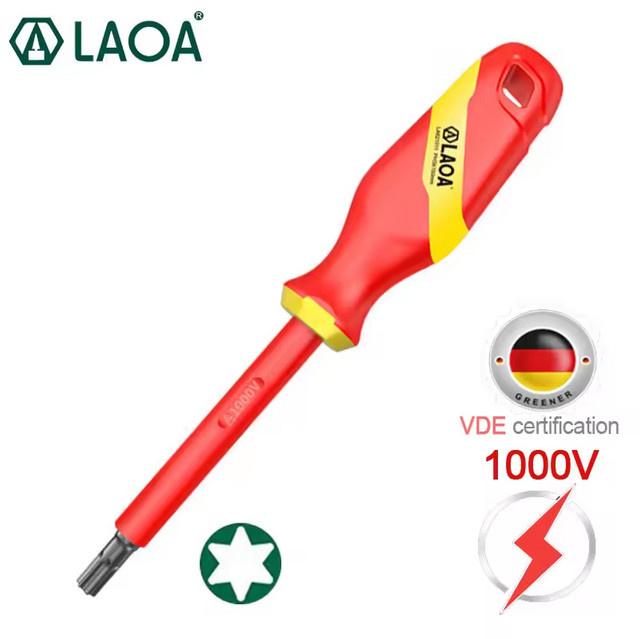 LAOA VDE Isolierter Torx-Schraubendreher 1000V Elektriker-Spezialwerkzeug - Bild 1