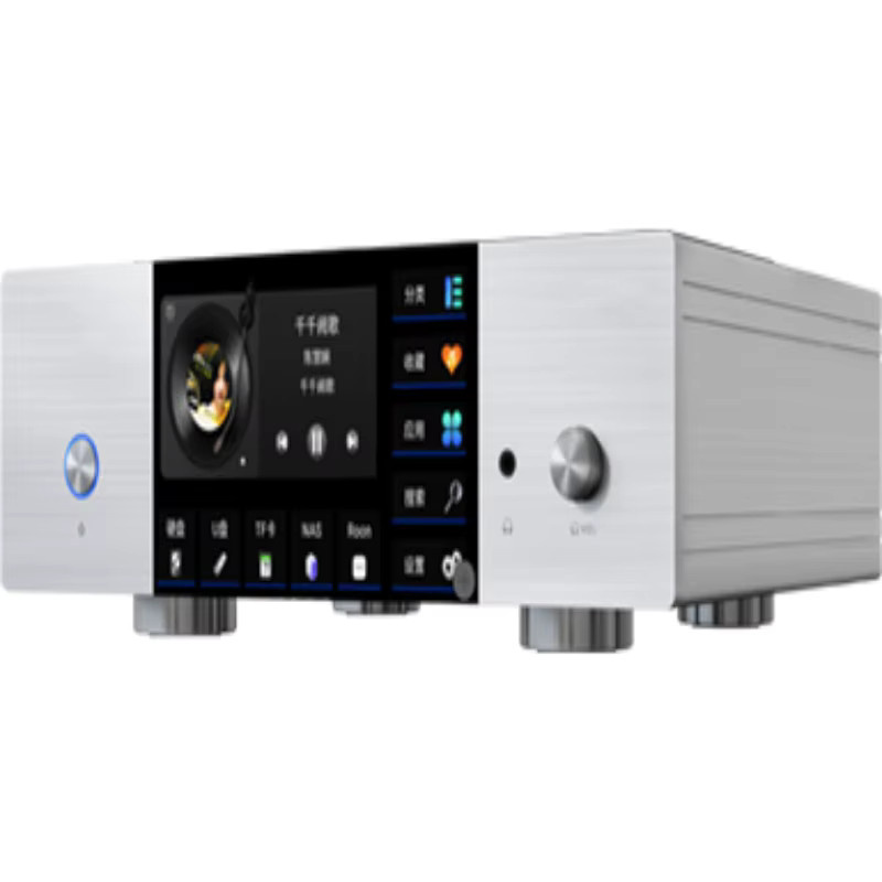 GZWENJIE TY-i60 DSD Digital Player mit DSD512 und MQA Dekodierung, HiFi NAS Netzwerk-Streaming-Musikplayer in Silber - Bild 1