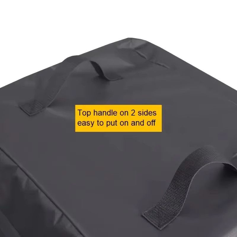 Ninja Holz-Feuergrill-Abdeckung mit Taschen in Schwarz für Outdoor-Pizzaöfen und Camping - Bild 4