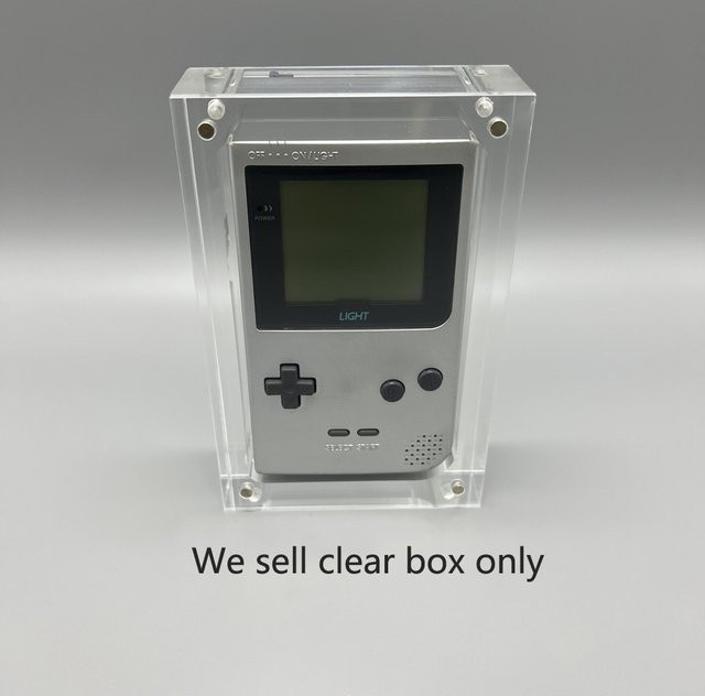 Xunbeifang Magnetische Acryl-Aufbewahrungsbox für GBL Spielkonsolen, Transparente Display-Box für Retro-Gaming-Zubehör - Bild 1