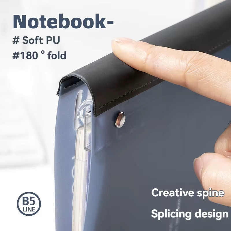 Flexcover Notizbuch A5 in Blau mit 46 linierten Blättern - Bild 3