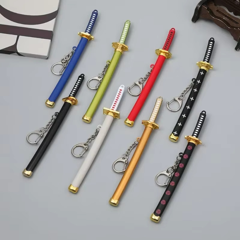 MINISO Schlüsselanhänger Roronoa Zoro Katana, Metall, Unisex - Bild 3