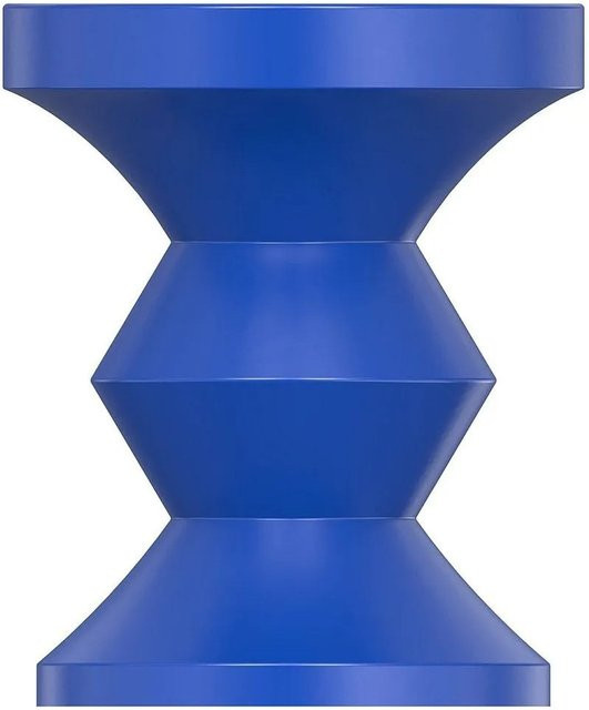 Beistelltisch Zolimi aus Metall in Blau Höhe: 35,5 cm - Bild 1