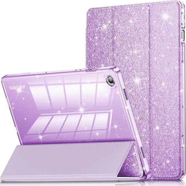 Glitzernde und stoßfeste Schutzhülle für Samsung Galaxy Tab A11 Plus und Tab A9 Plus 11 Zoll in Violett - Bild 1