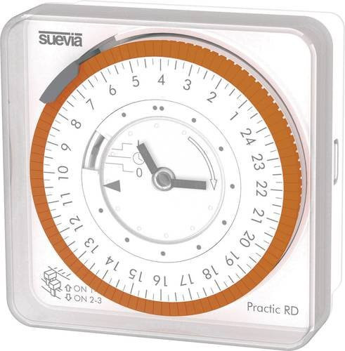 Suevia Practic RD mechanische Aufputz-Zeitschaltuhr in Weiß, 230 V/AC, 3680 W - Bild 1