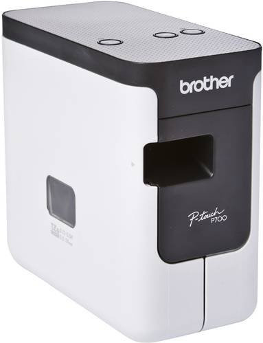 Brother P-touch PT-P700 Etikettendrucker mit Thermotransferdruck, USB-Anschluss und Auto-Cutter, Schwarz-Weiß - Bild 2