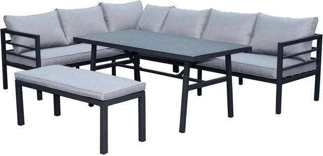 Green Spirit Lounge San Menaio Anthrazit aus Aluminium und Polyester im Industriedesign - Bild 1