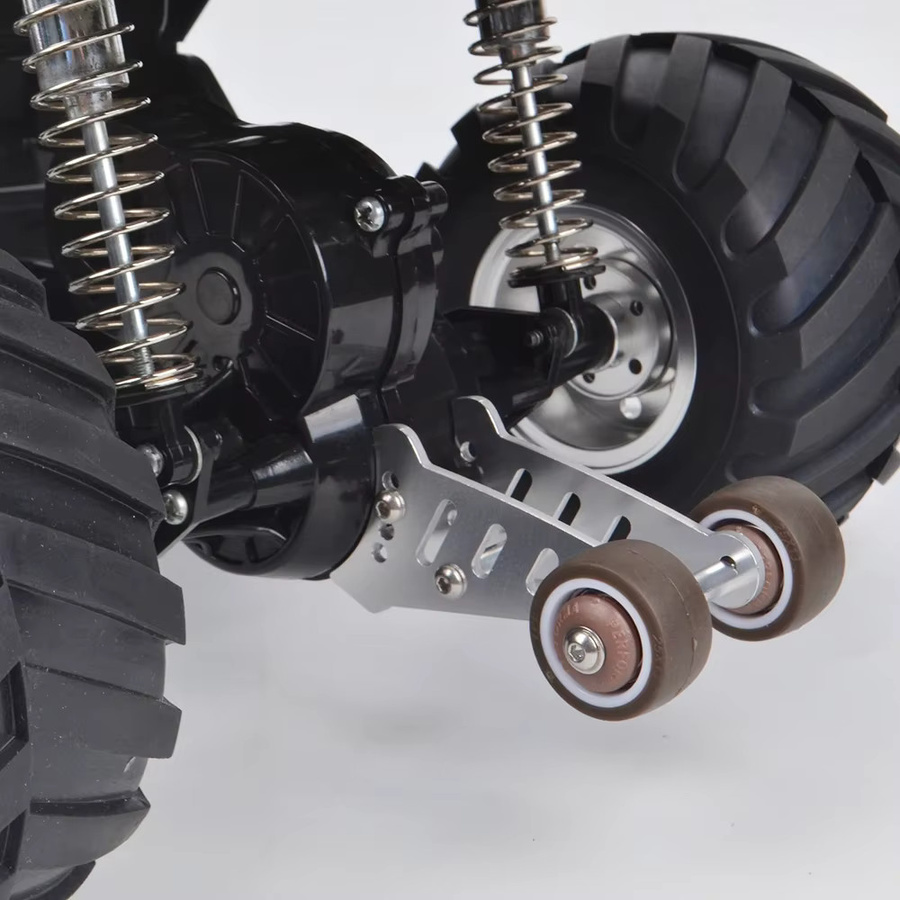 Tamiya Aluminium Wheelie Bar, Zubehör, Metall, Grau - Bild 2