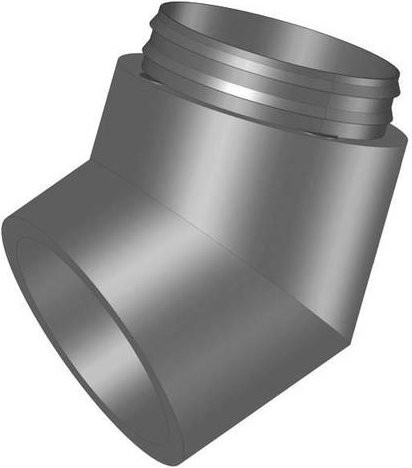 Helios Ventilatoren Bogen 9449 in Grau passend für Rohr-Durchmesser: 160 mm - Bild 1