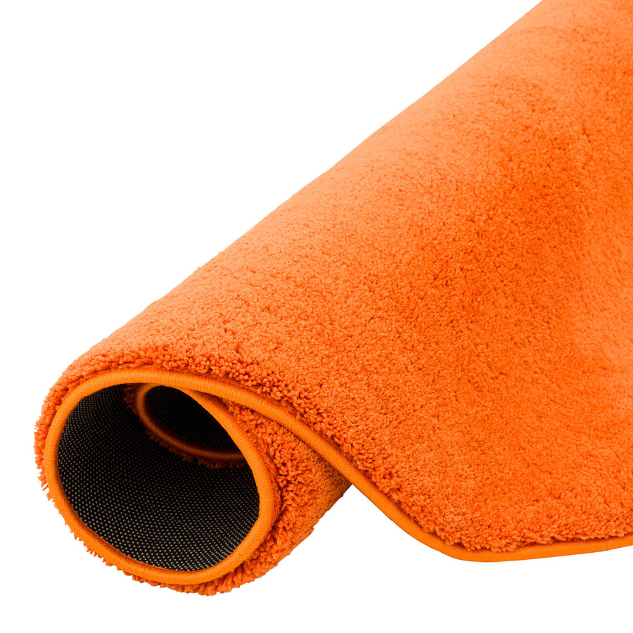 Pergamon Silky Kids Kinder Hochflor Teppich Rund, Orange, Polyester - Bild 3