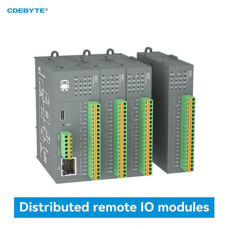 CDEBYTE M31-U-Serie Modbus IO-Modul mit DI/DO/AO/AI und RS485 RJ45 Schnittstelle zur Fernsteuerung - Bild 2