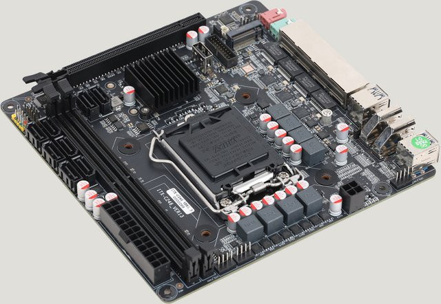 YiHESZ NAS Motherboard LGA1151 C246 Vpro in Schwarz mit 8 SATA, 4 LAN, 2 DDR4 Slots und 3 M.2 Anschlüssen zur Unterstützung der 8./9. Generation Intel Core E-2100/2200 Serie - Bild 1