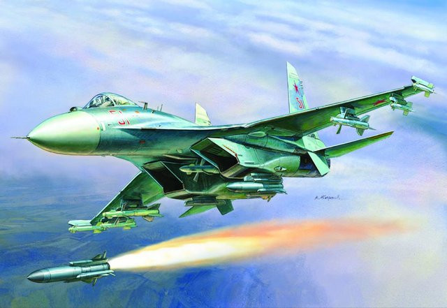 Zvezda SU-27SM, Fahrzeug, 1:72 - Bild 1