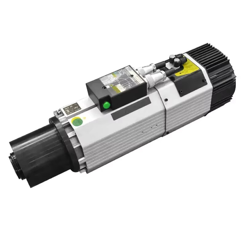 YUN DUAN ATC-Spindel mit automatischem Werkzeugwechsel 9 kW, ISO30, luftgekühlt, silber, inklusive VFD-Wechselrichter für Holzbearbeitungsfräsen - Bild 2