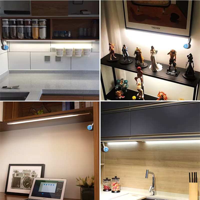 CHNAITEKE LED-Lichtleiste in Weiß mit Touch-Sensor und Dimmschalter für Schrankbeleuchtung und Küche - Bild 3