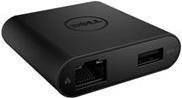 Dell DA200 Externer Videoadapter USB-C mit HDMI und D-Sub in Schwarz - Bild 1