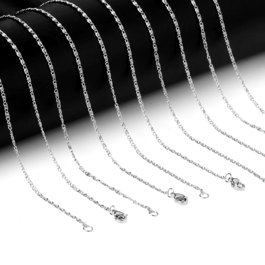 Luxu steel Halskette, Edelstahl, 2mm, Unisex - Bild 3